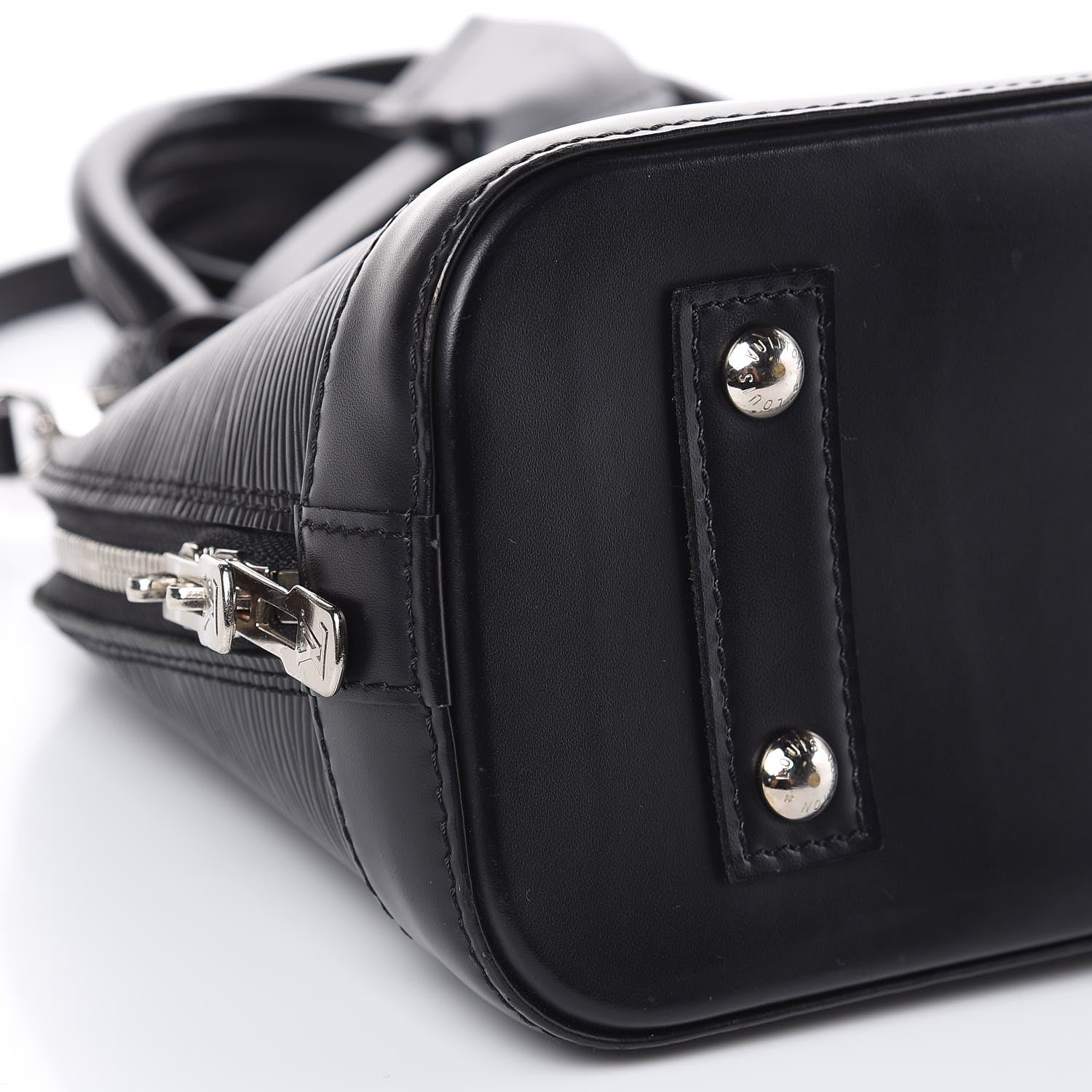 Louis Vuitton Epi Alma BB Black 7 of 9