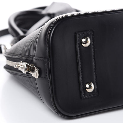Louis Vuitton Epi Alma BB Black 7 of 9