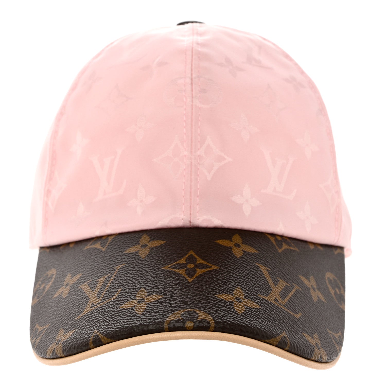 Louis Vuitton Polyester Silk Monogram LV Get Ready Cap M Pink 3 of 11