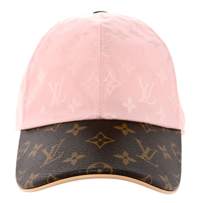 Louis Vuitton Polyester Silk Monogram LV Get Ready Cap M Pink 3 of 11