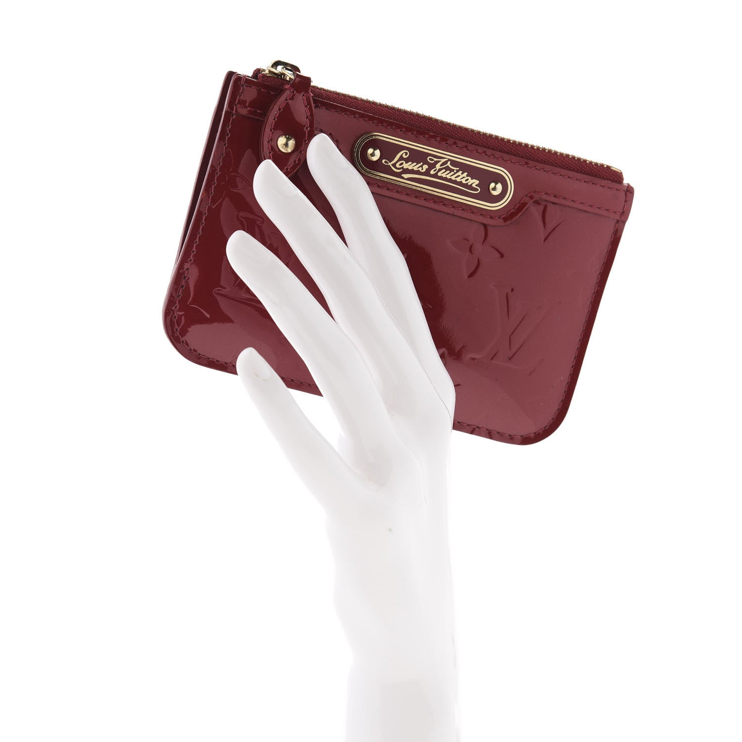 Louis Vuitton Vernis Key Pouch Pomme D'Amour 2 of 6