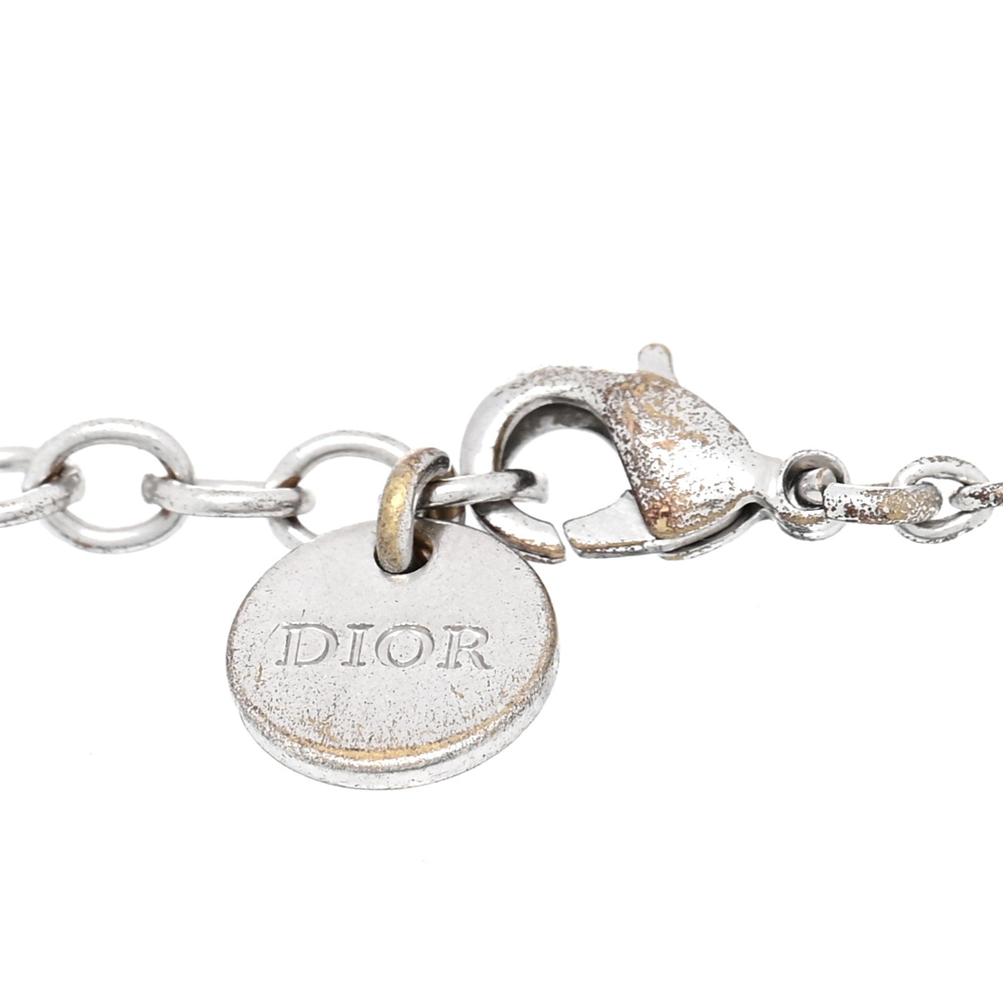 Crystal CD Bracelet Silver