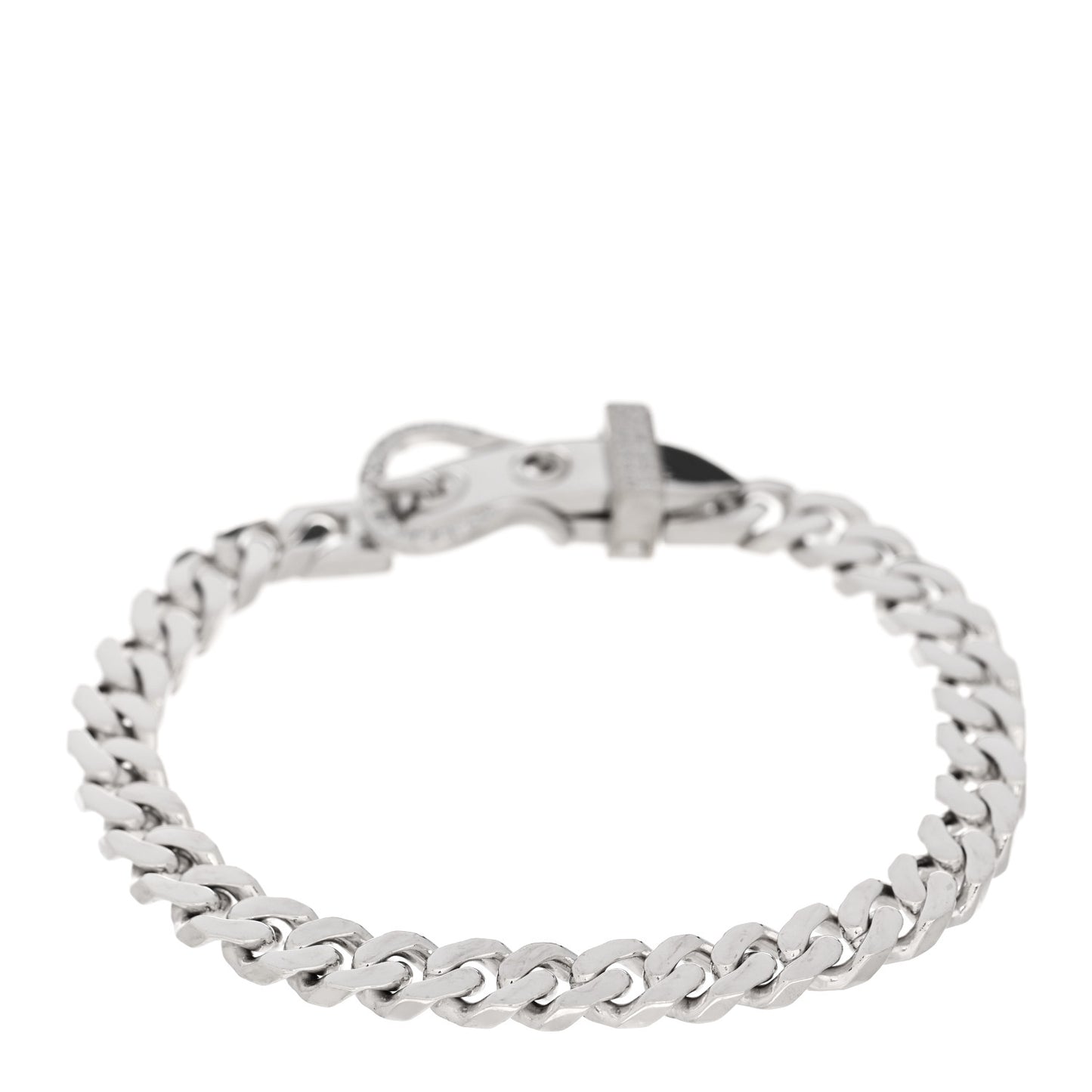 18K White Gold Diamond TPM Boucle Sellier Bracelet ST