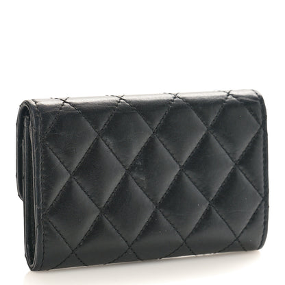 Chanel Aged Calfskin Quilted Reissue Flap Card Holder Black 3 of 11
