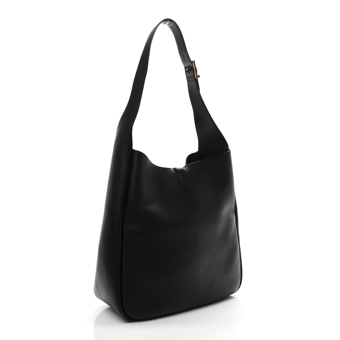 Smooth Calfskin Large Le 5 A 7 Soft Hobo Black
