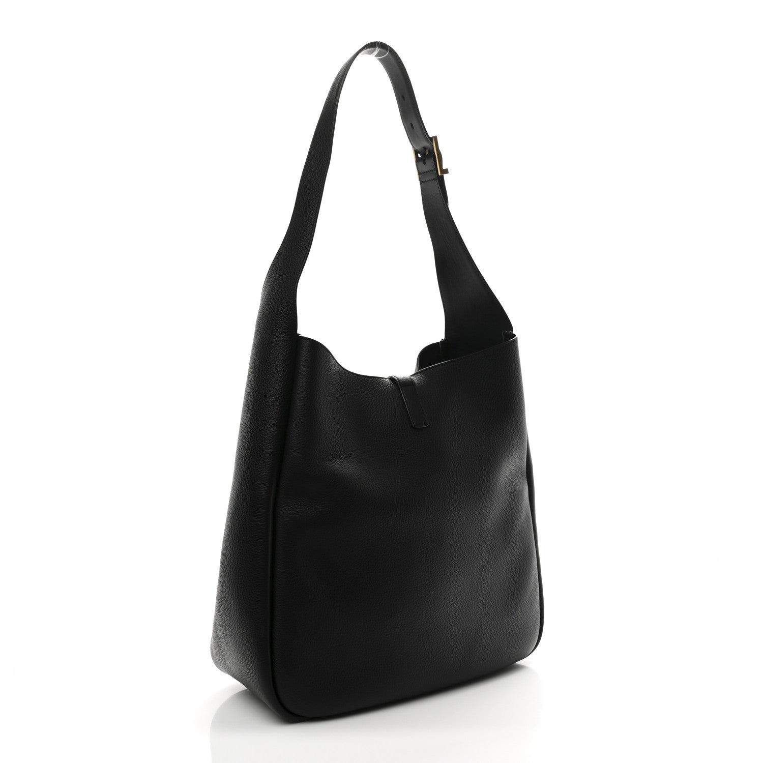 Saint Laurent Smooth Calfskin Large Le 5 A 7 Soft Hobo Black 3 of 10