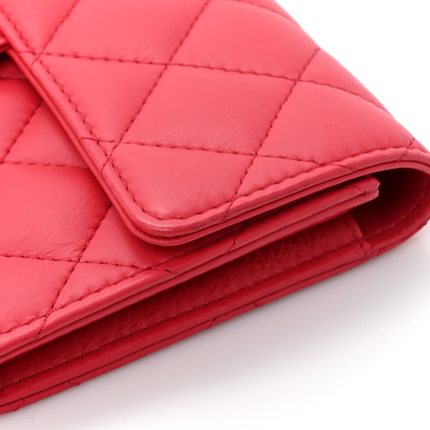 Chanel Calfskin Quilted 2.55 Reissue Flap Wallet Red 11 of 12