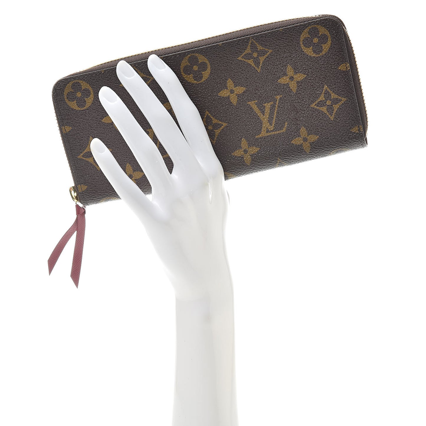 Monogram Clemence Wallet Fuchsia