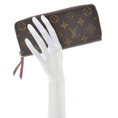Louis Vuitton Monogram Clemence Wallet Fuchsia 2 of 7