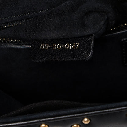 Christian Dior Lambskin Cannage Studded Large Dioraddict Flap Bag Black 6 of 14