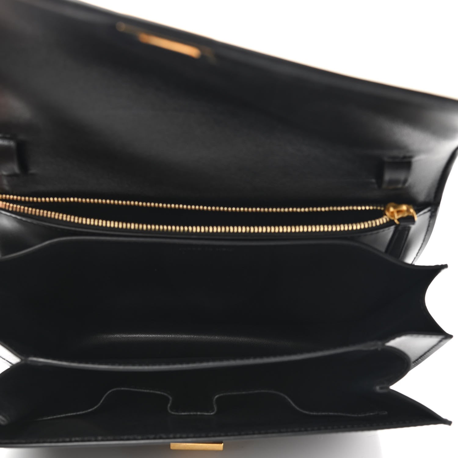 Celine Box Calfskin Medium Classic Box Flap Bag Black 5 of 10