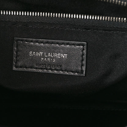 Saint Laurent Crinkled Calfskin Matelasse Monogram Baby Niki Chain Satchel Storm 6 of 11