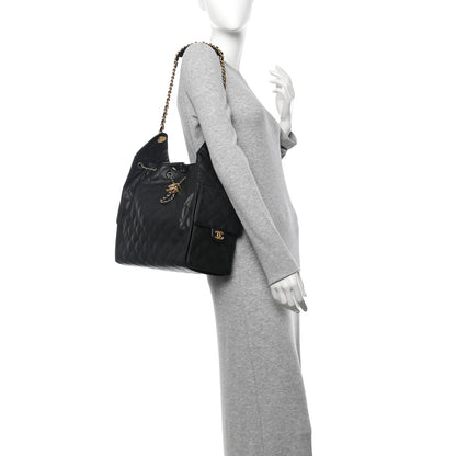 Chanel Caviar Quilted Medium Chanel 25 Handbag Black 2 of 11