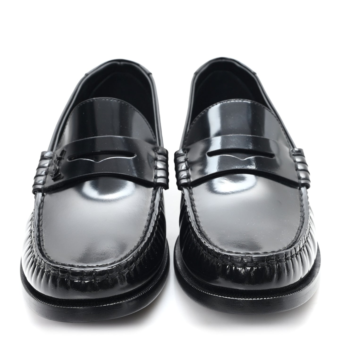 Magnum Lux Chunky Le Loafer Penny Slippers 38.5 Black