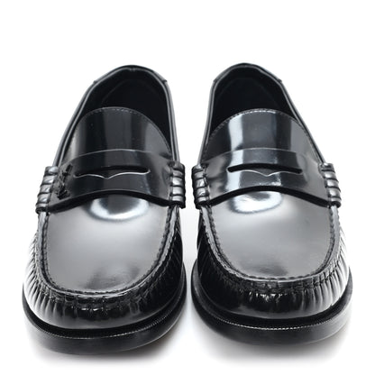 Saint Laurent Magnum Lux Chunky Le Loafer Penny Slippers 38.5 Black 3 of 10
