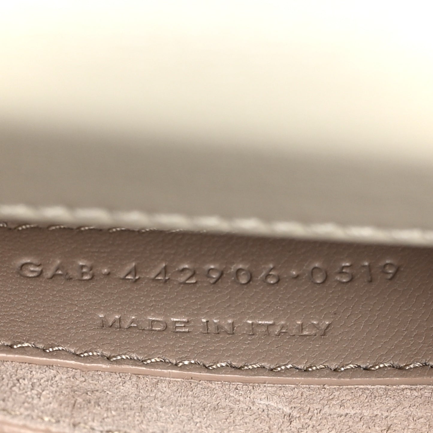 Calfskin Medium Monogram Sunset Crema Soft