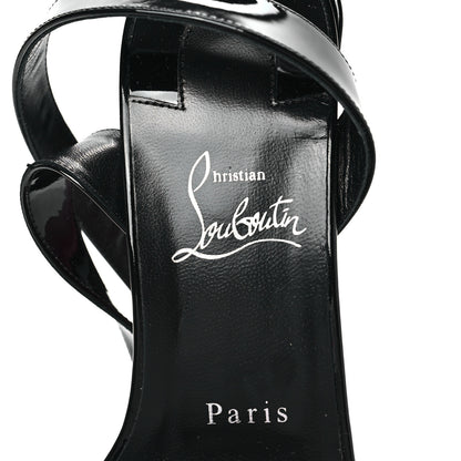 Christian Louboutin Patent Miss Sabina 85 Sandals 39 Black 7 of 8