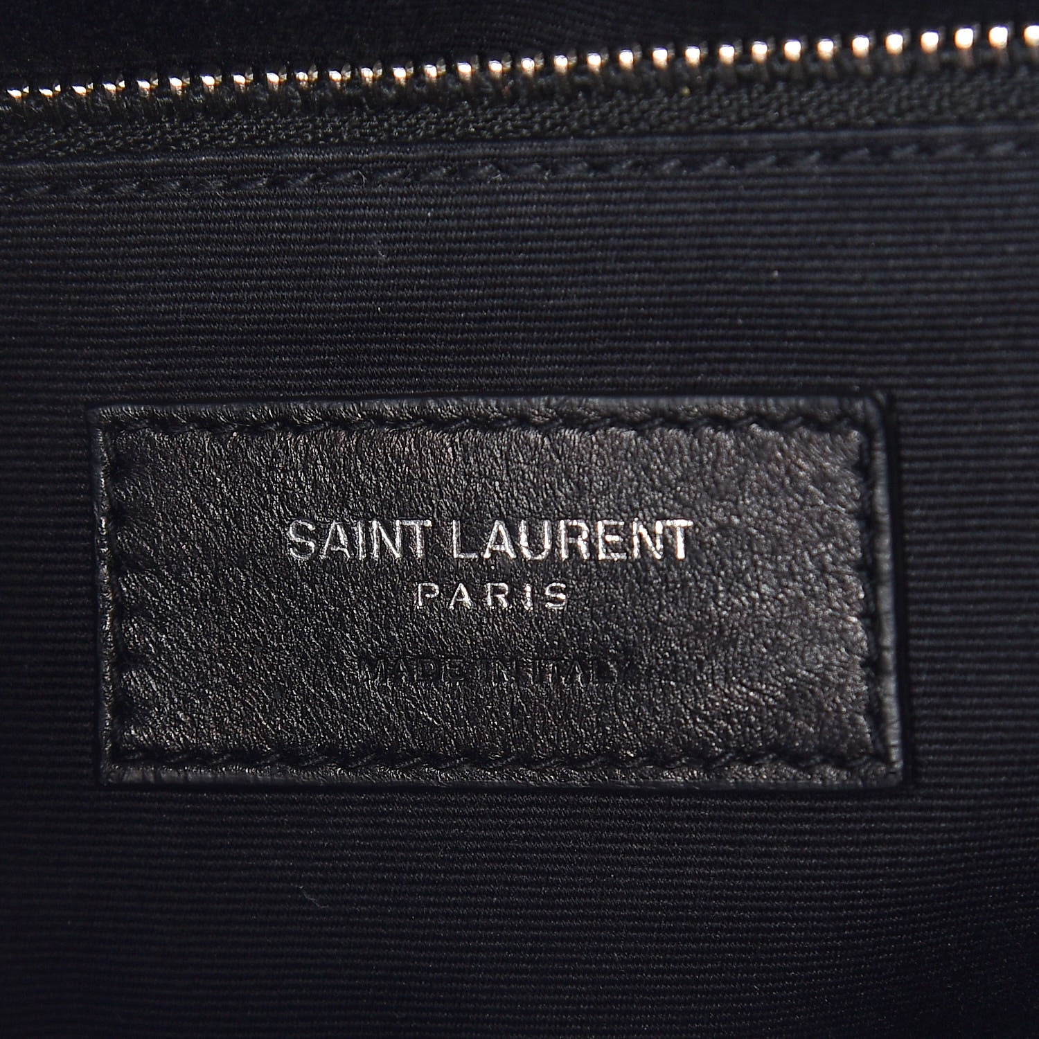 Saint Laurent Calfskin Y Quilted Monogram Small Loulou Backpack Black 6 of 11