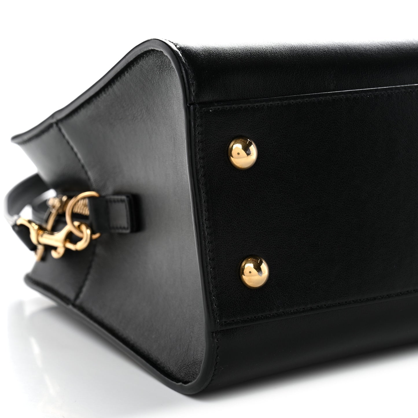 Calfskin Monogram Baby Cabas Black