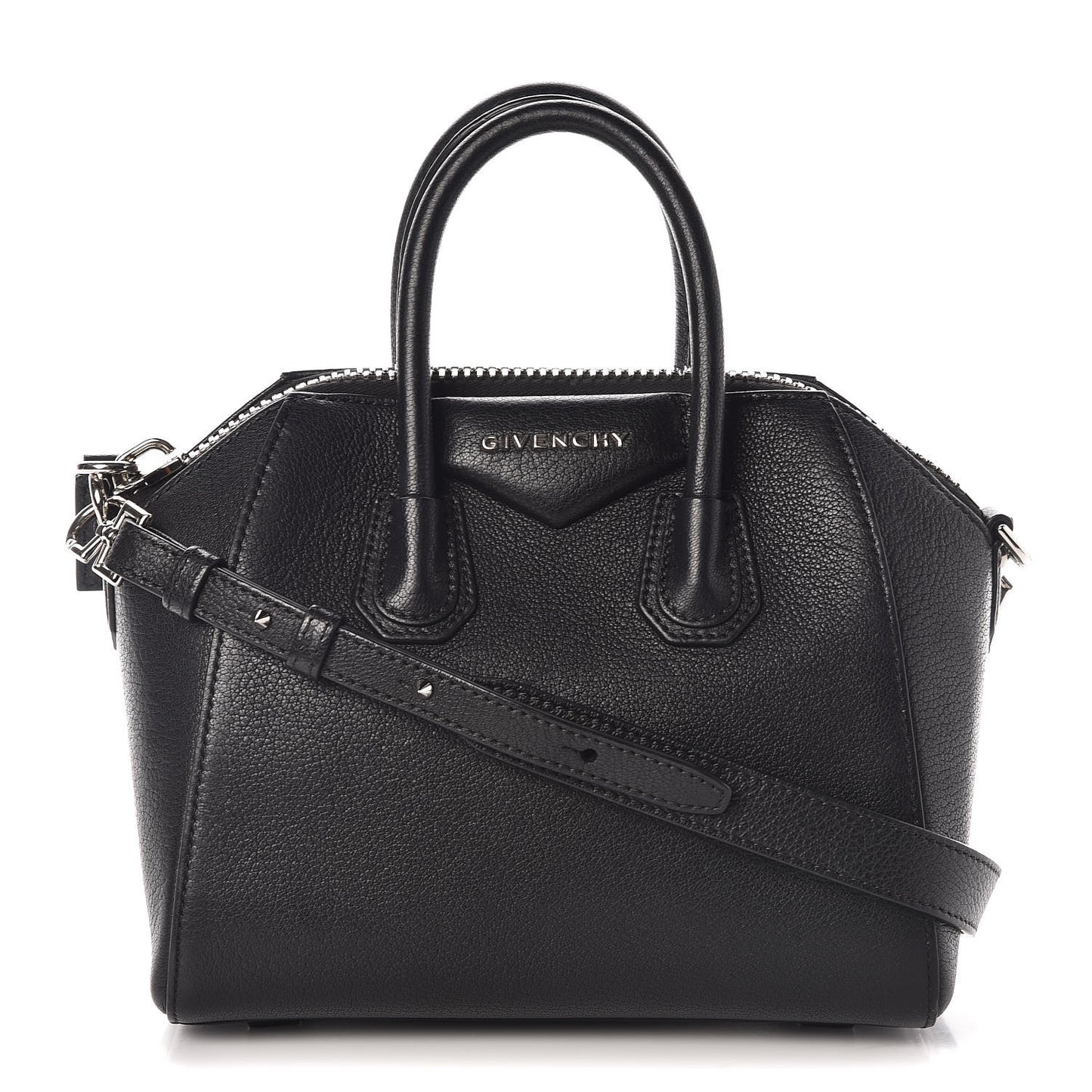 Sugar Goatskin Mini Antigona Black