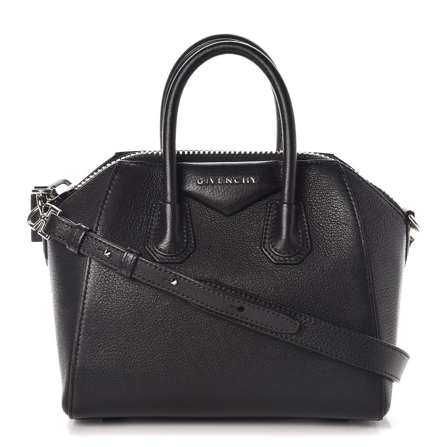 Givenchy Sugar Goatskin Mini Antigona Black 1 of 9