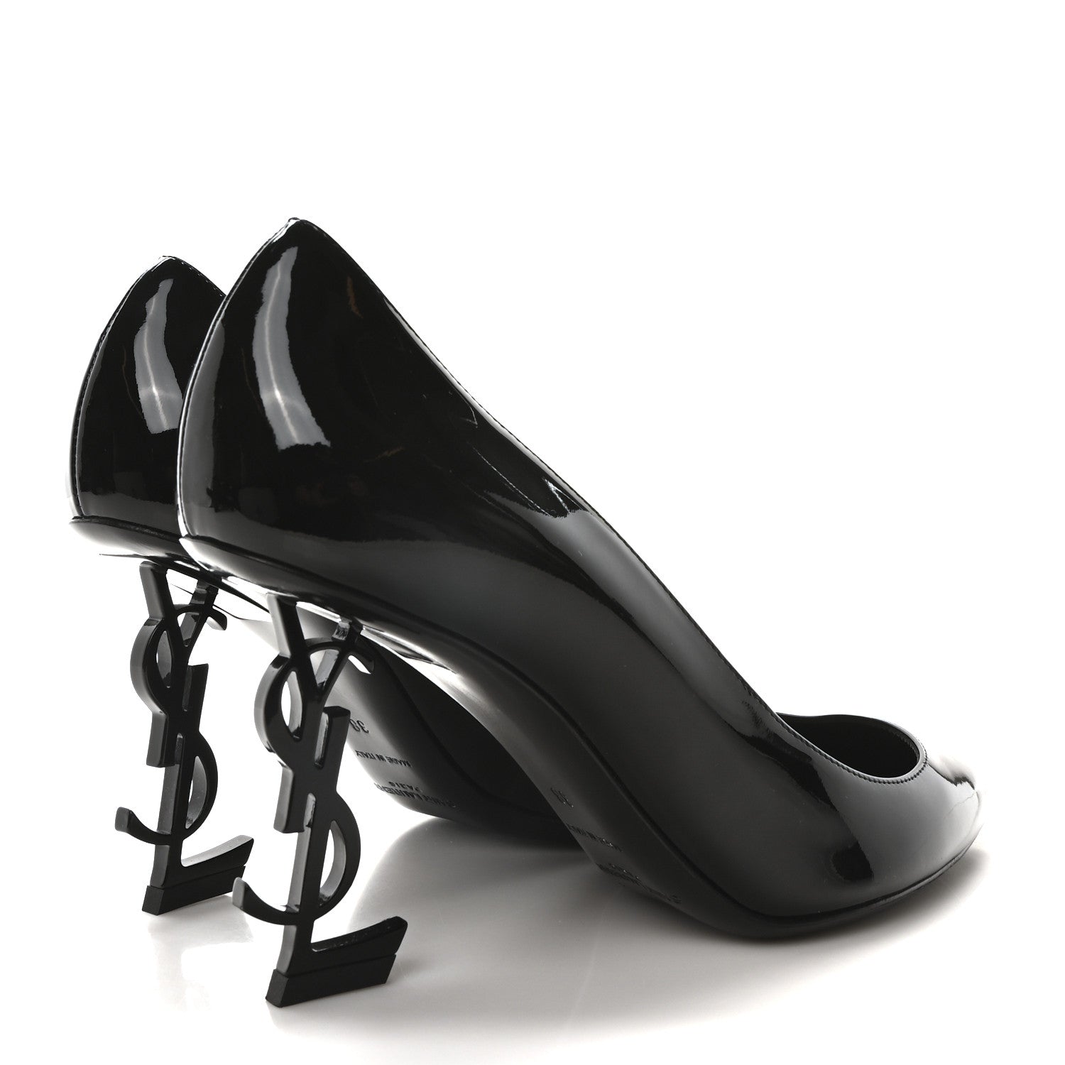 Saint Laurent Patent Opyum 85 Pumps 38 Black 5 of 8