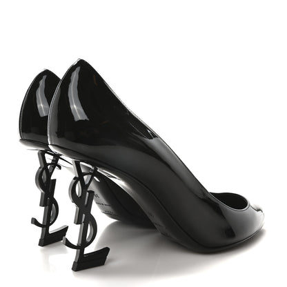 Saint Laurent Patent Opyum 85 Pumps 38 Black 5 of 8