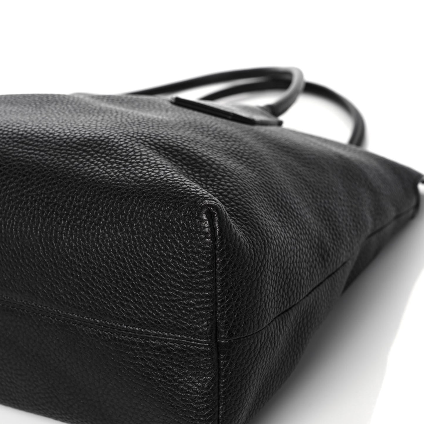 London Grainy Calfskin Medium Baynard Tote Black
