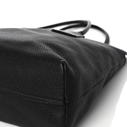 Burberry London Grainy Calfskin Medium Baynard Tote Black 13 of 14