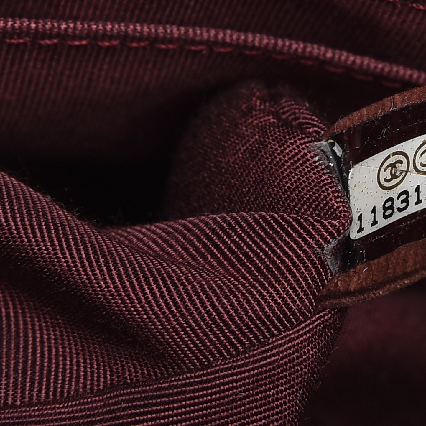 Patent Quilted Secret Label Medium Flap Black