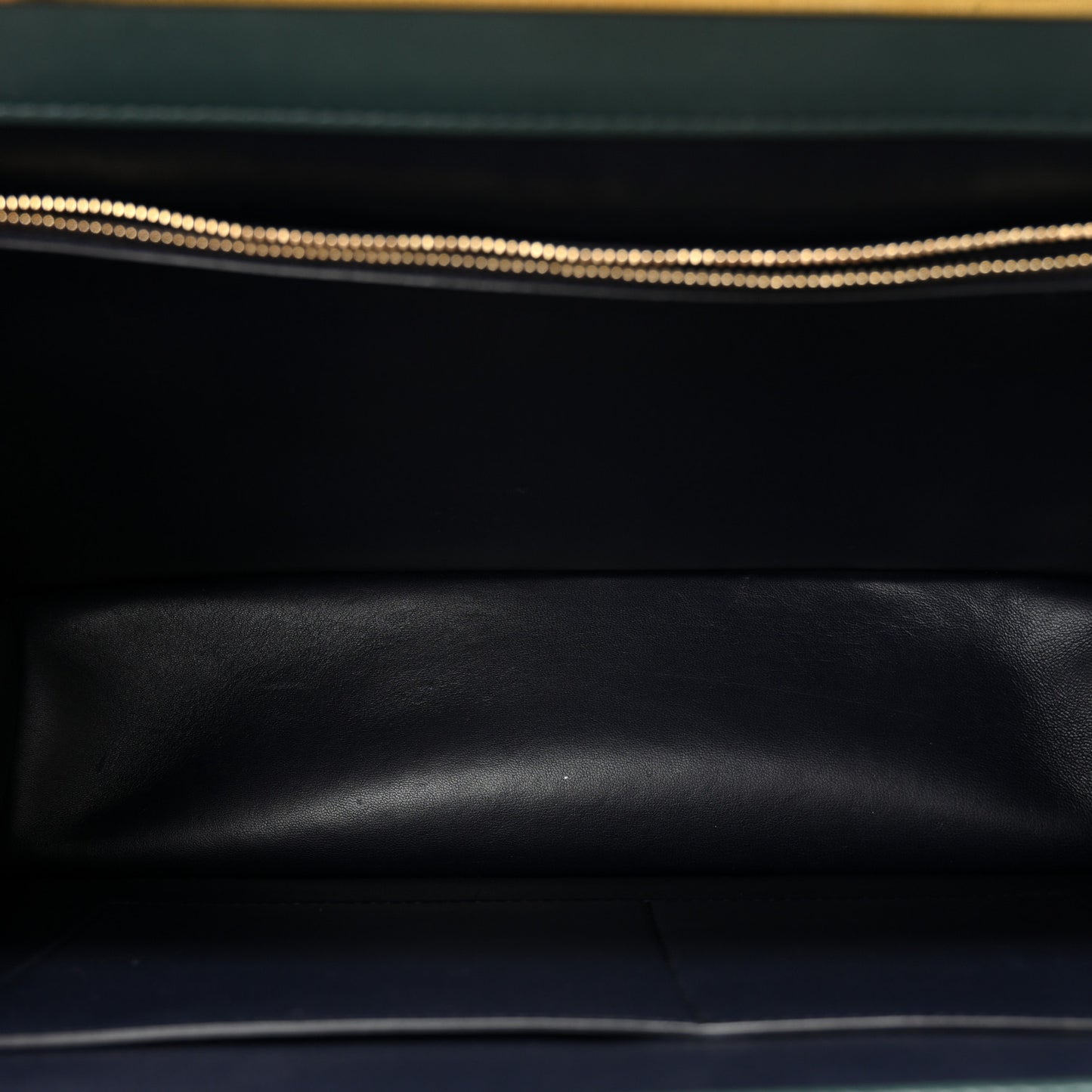 Smooth Calfskin Medium Clasp Shoulder Bag Forest