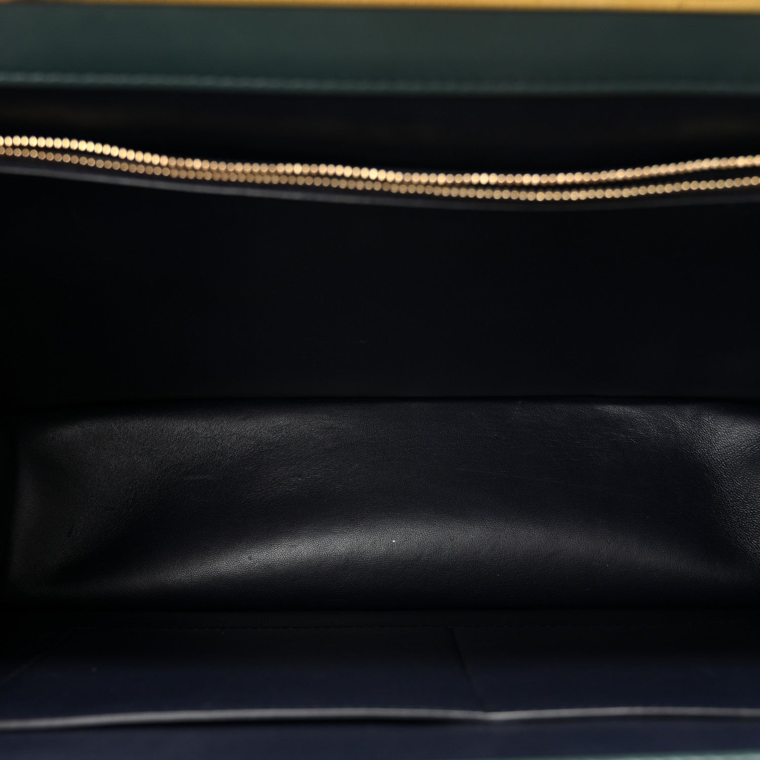 Celine Smooth Calfskin Medium Clasp Shoulder Bag Forest 5 of 10