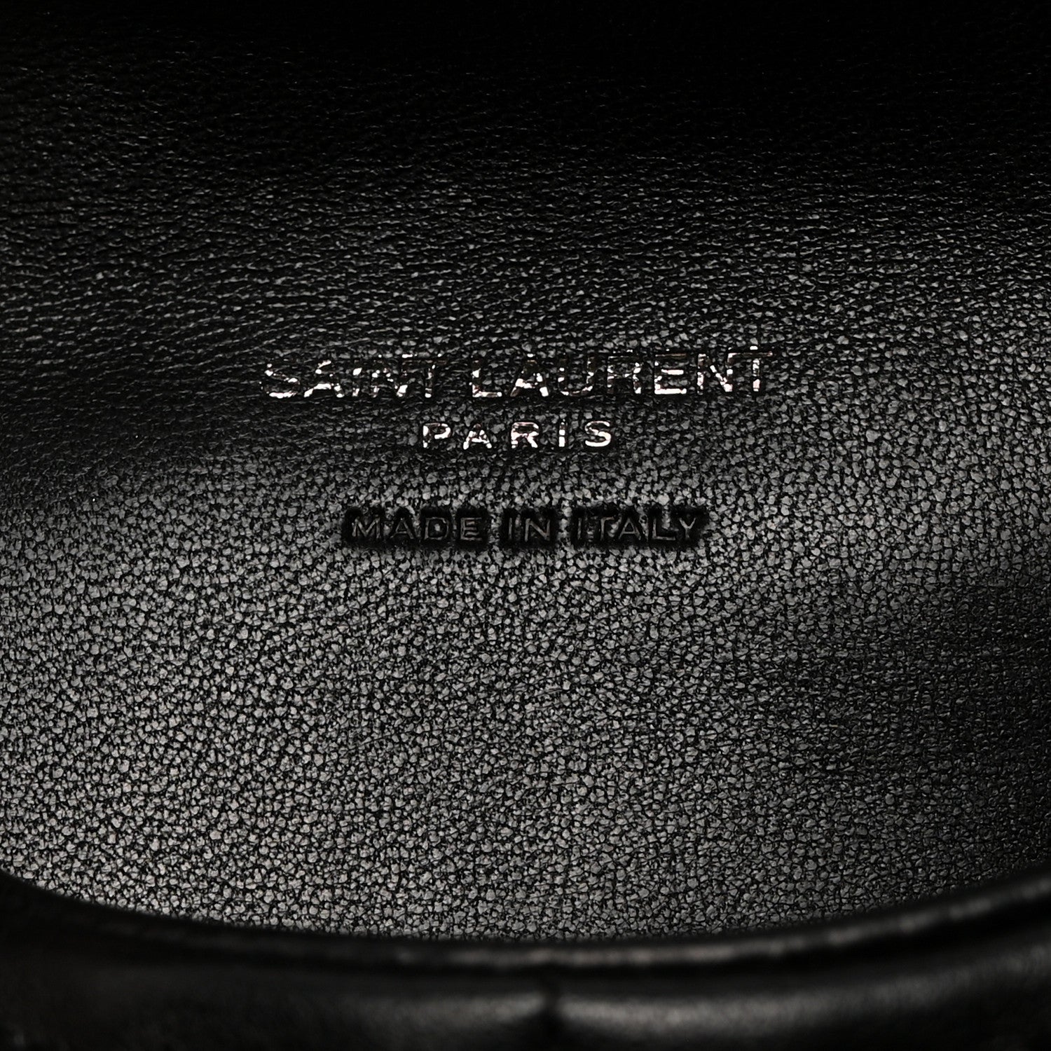 Saint Laurent Lambskin Monogram Loulou Puffer Pouch Clutch Black 7 of 8