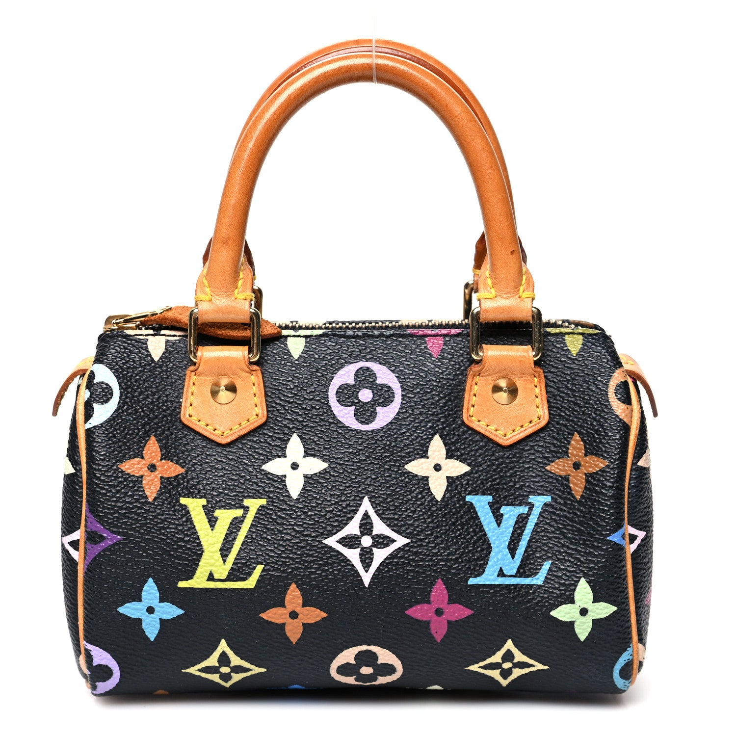 Louis Vuitton Monogram Multicolor Mini Sac HL Speedy Black 1 of 8