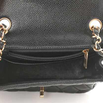 Chanel Caviar Quilted Mini Square Flap Black 5 of 10