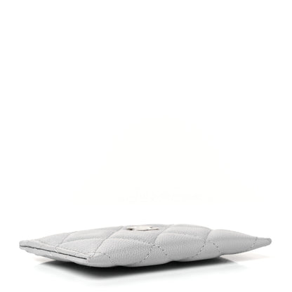 Chanel Caviar Quilted Card Holder Grey 4 of 11