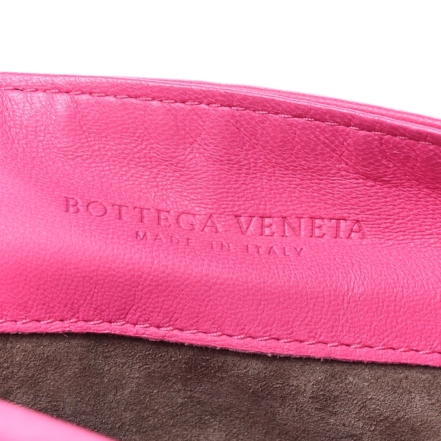 Nappa Intrecciato Crossbody Messenger Flap Fuchsia