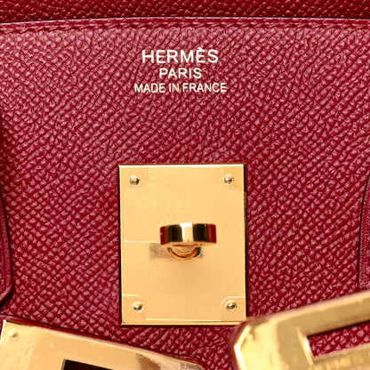 Hermes Epsom Birkin 35 Rouge Grenat 5 of 9