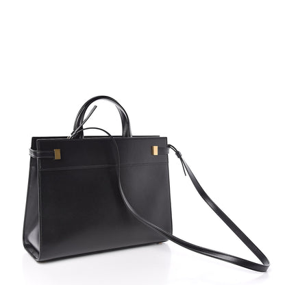 Saint Laurent Calfskin Small Manhattan Shopper Tote Black 3 of 10