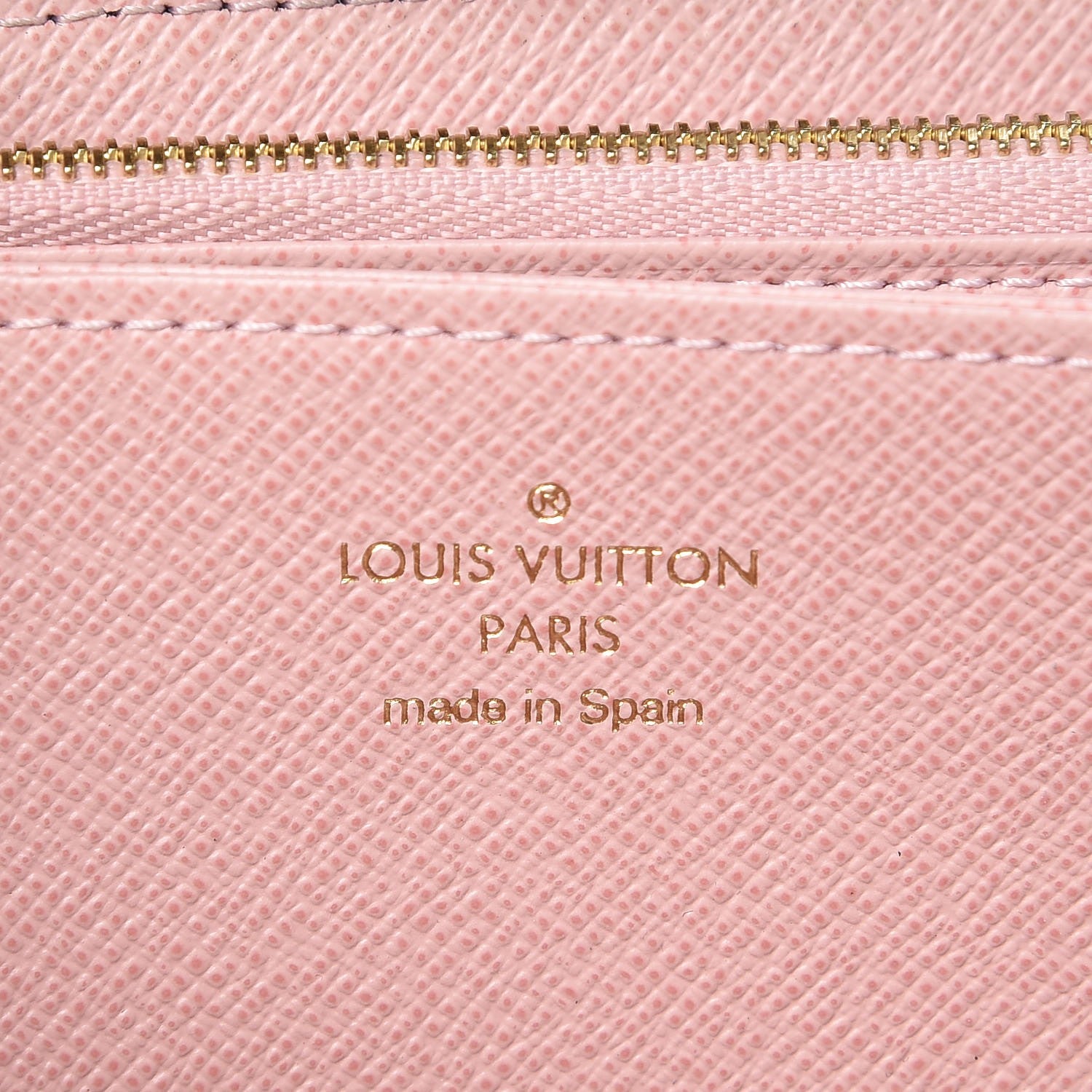 Louis Vuitton Damier Ebene Zippy Wallet Rose Ballerine 6 of 8
