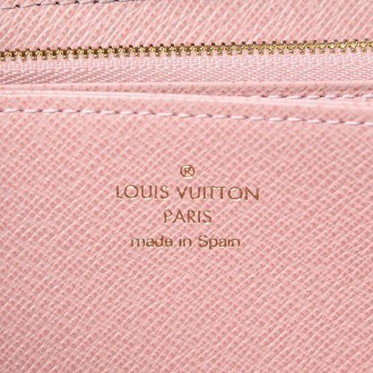 Louis Vuitton Damier Ebene Zippy Wallet Rose Ballerine 6 of 8