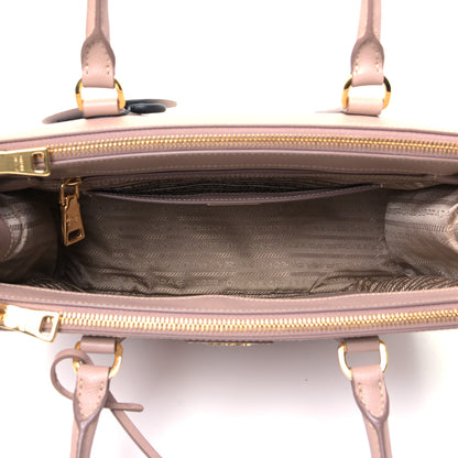 Prada Saffiano Medium Galleria Double Zip Tote Cammeo 9 of 10