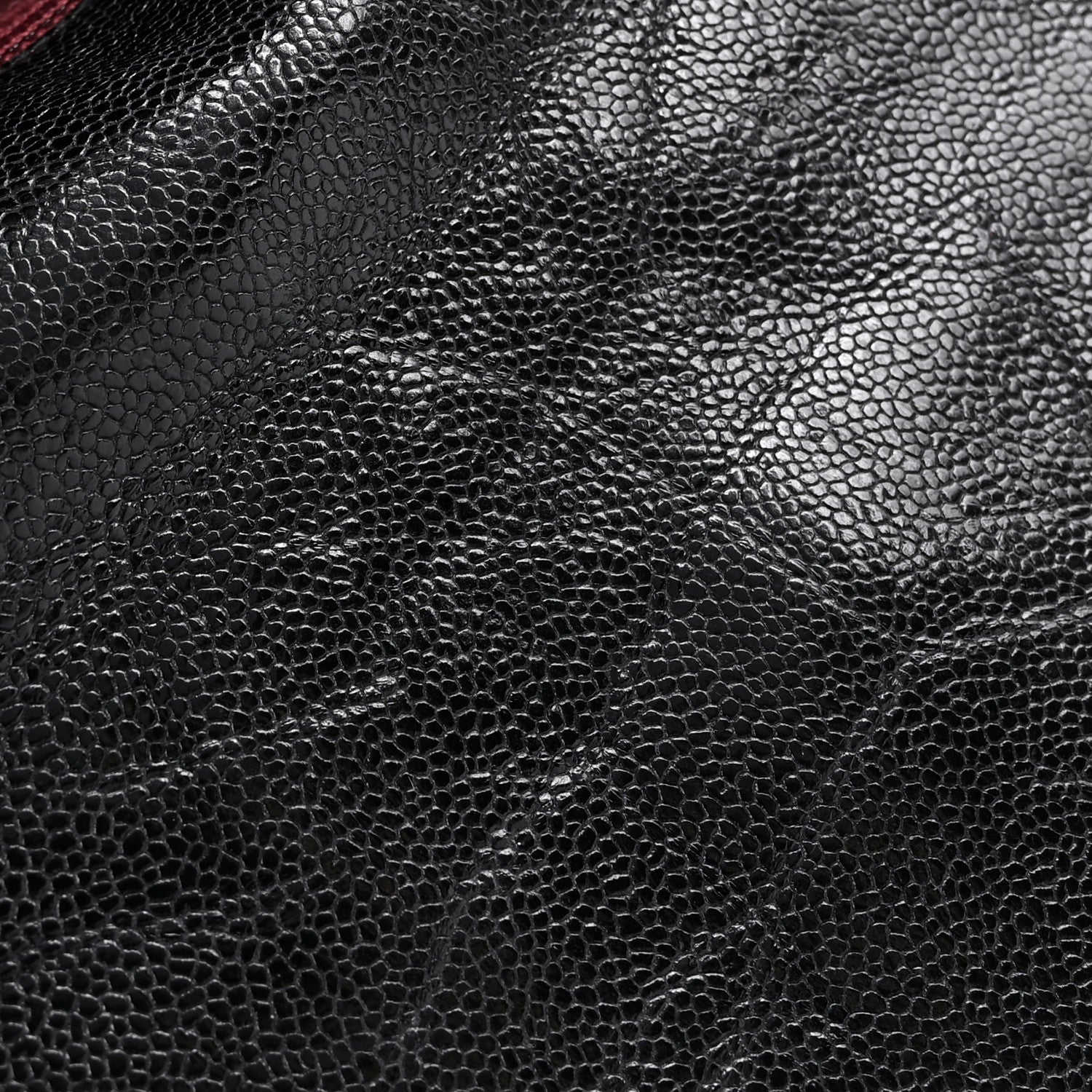 Chanel Crumpled Grained Calfskin Jumbo CC Crave Flap Black 11 of 12