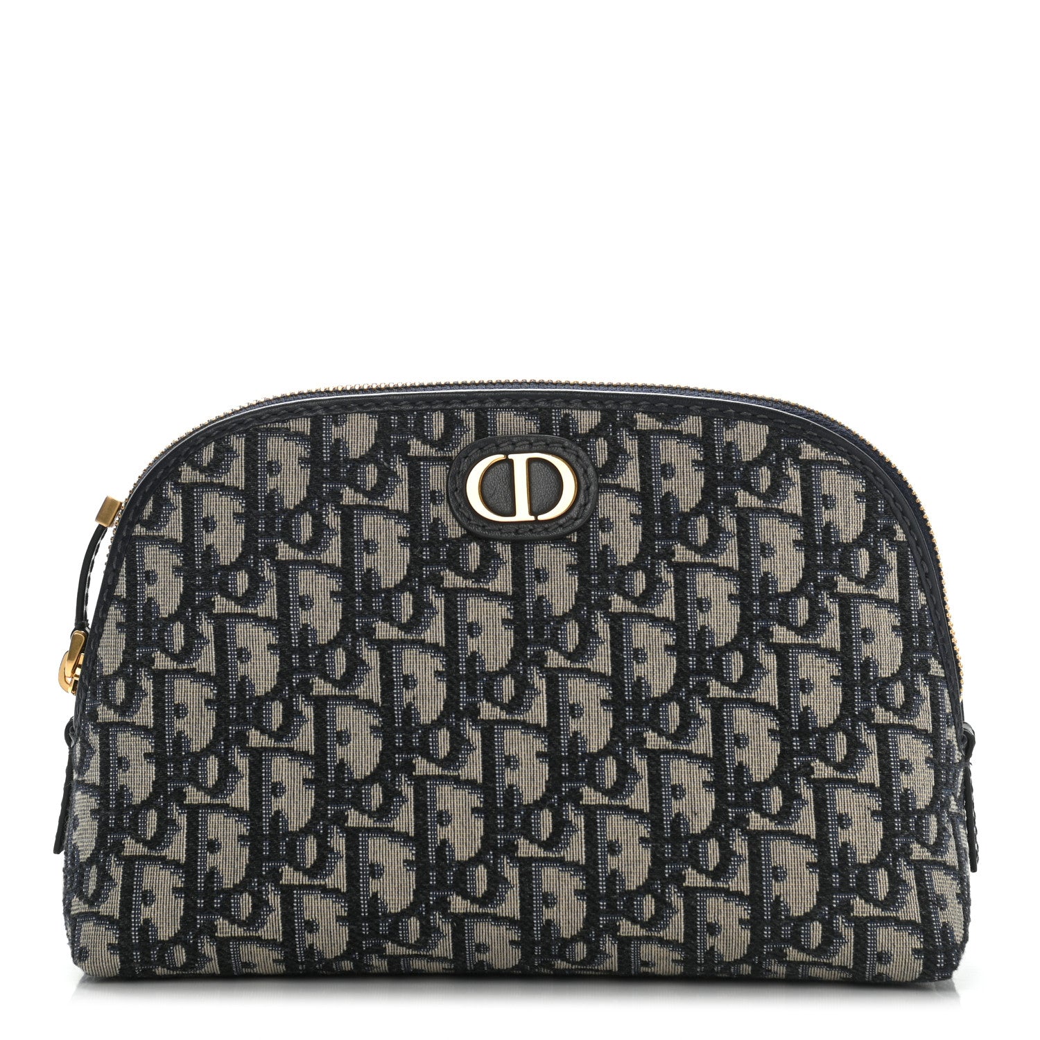 Christian Dior Oblique Montaigne 30 Pouch Blue 1 of 8