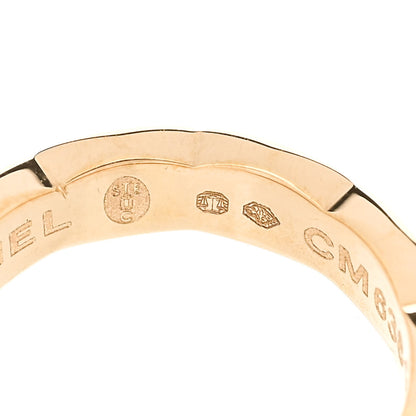 Chanel 18K Yellow Gold Diamond Coco Crush Single Ear Cuff Earring 5 of 6