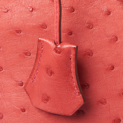 Hermes Ostrich Birkin 30 Bougainvillea 27 of 30
