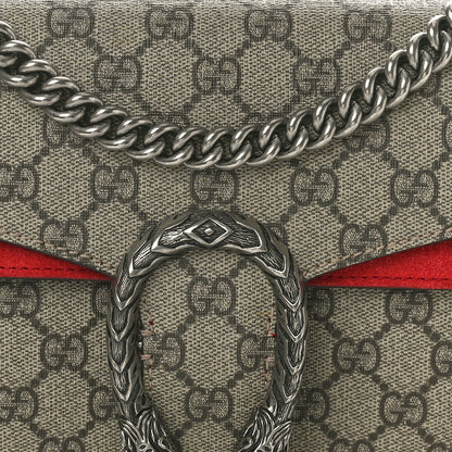 Gucci GG Supreme Monogram Small Dionysus Shoulder Bag Red 8 of 11