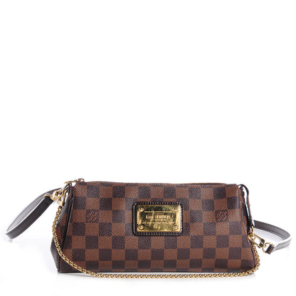 Louis Vuitton Damier Ebene Eva Clutch 1 of 7