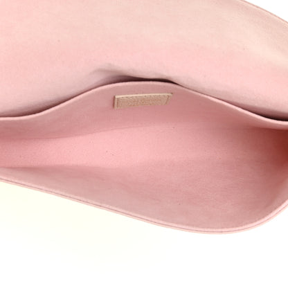 Louis Vuitton Empreinte Spring in the City Felicie Pochette Chain Wallet Pink Beige Yellow 6 of 11