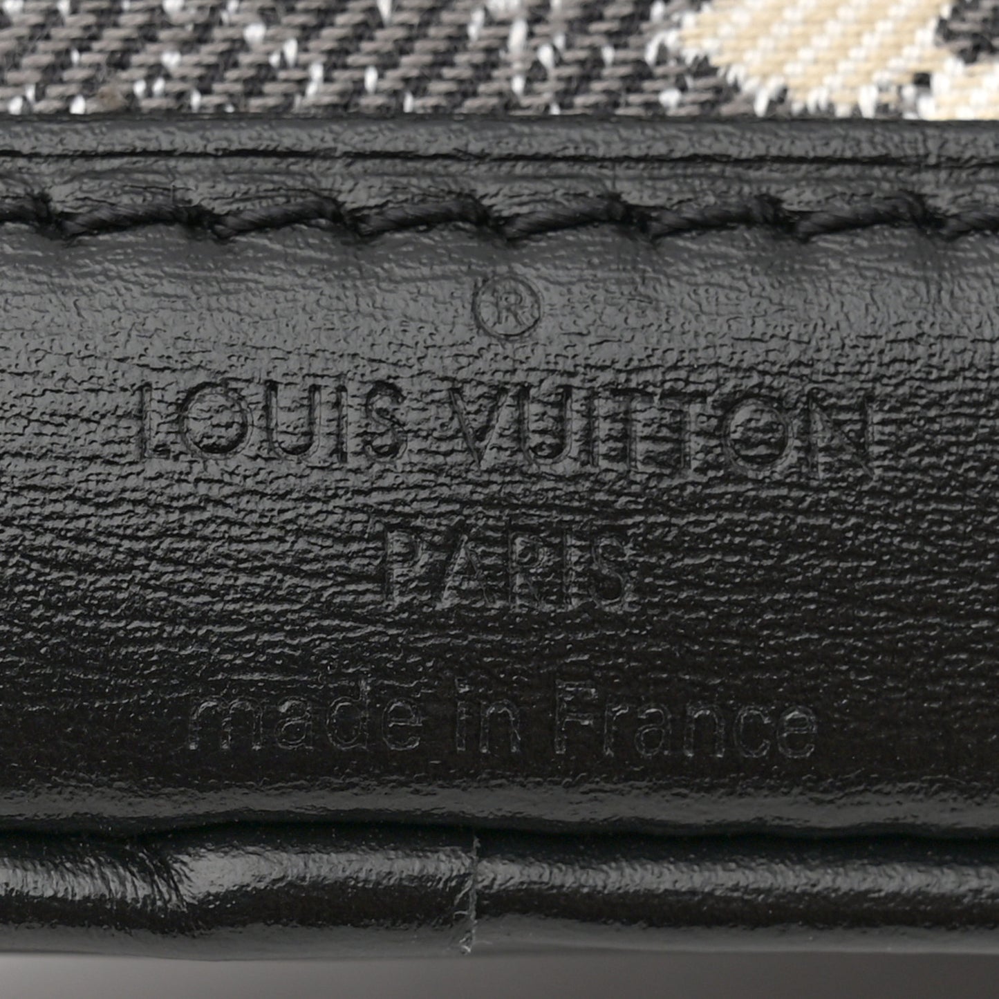 Monogram Jacquard Denim Nano Noe Bleu